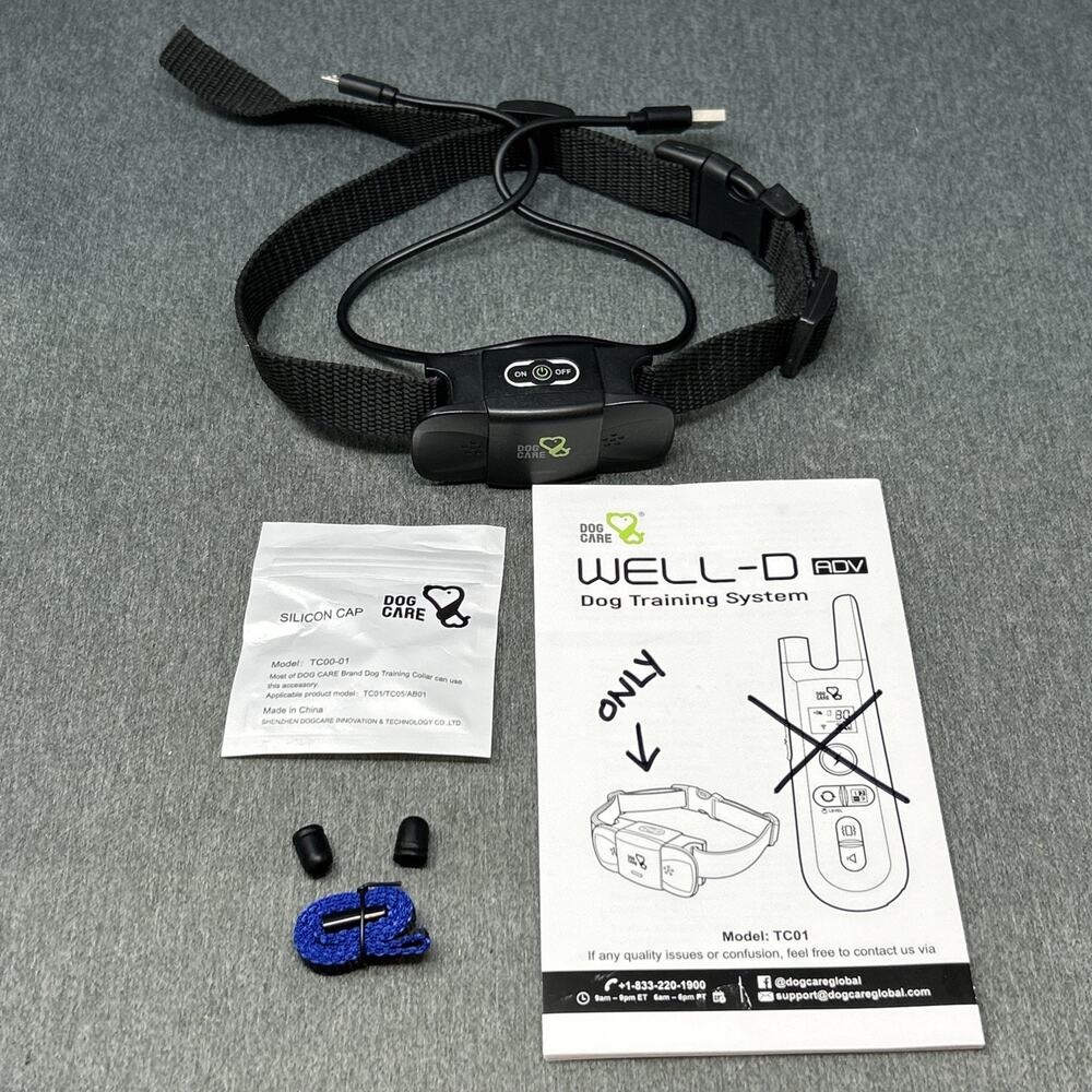 Dog Care TC01 Training Collar Replacement Receiver Unit Collar Strap USB READ